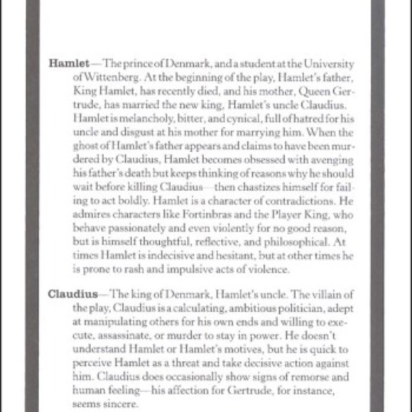 No Fear Shakespeare HAMLET By SPARK NOTES - Picture 3 of 9